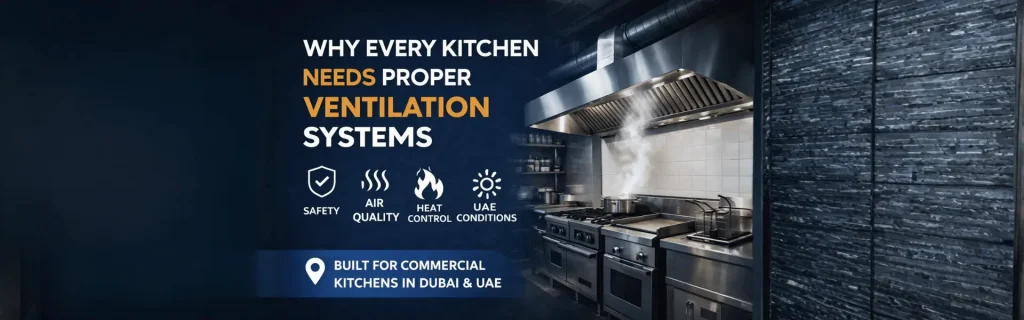 Why Every Kitchen Needs Proper Ventilation Systems In UAE Environments