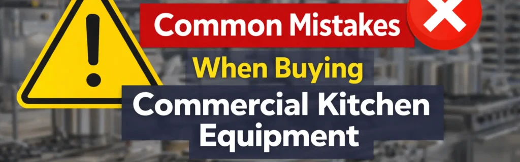 Common Mistakes When Buying Commercial Kitchen Equipment